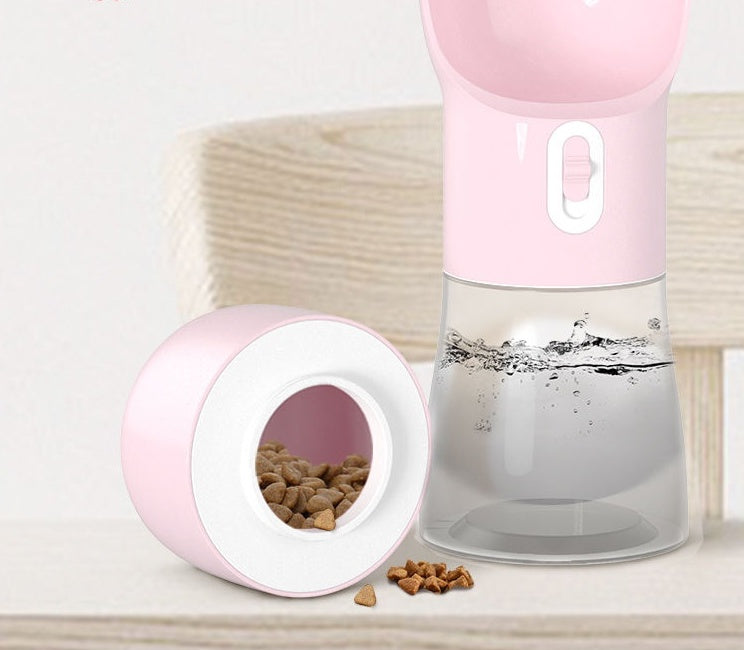 Portable Dog Water + Food Dispenser