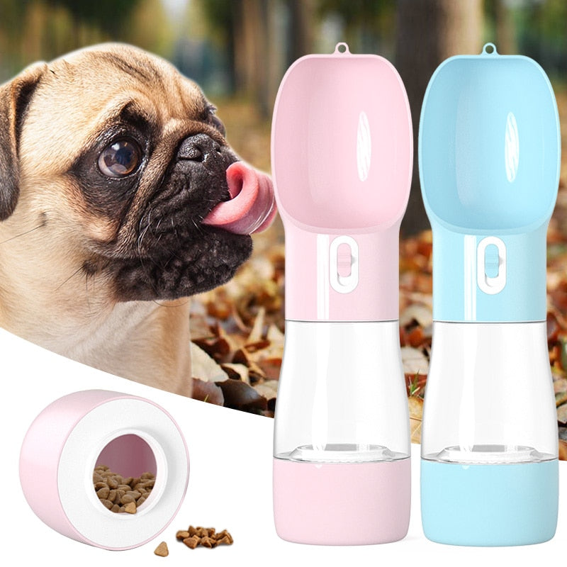 Portable Dog Water + Food Dispenser